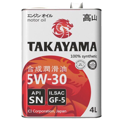  TAKAYAMA 5W30 ILSAC GF-5/6A, PI SN 4    