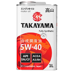  TAKAYAMA 5W40 API SN/CF ACEA A3/B4 1    